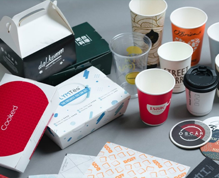 custom printed food packaging in different designs