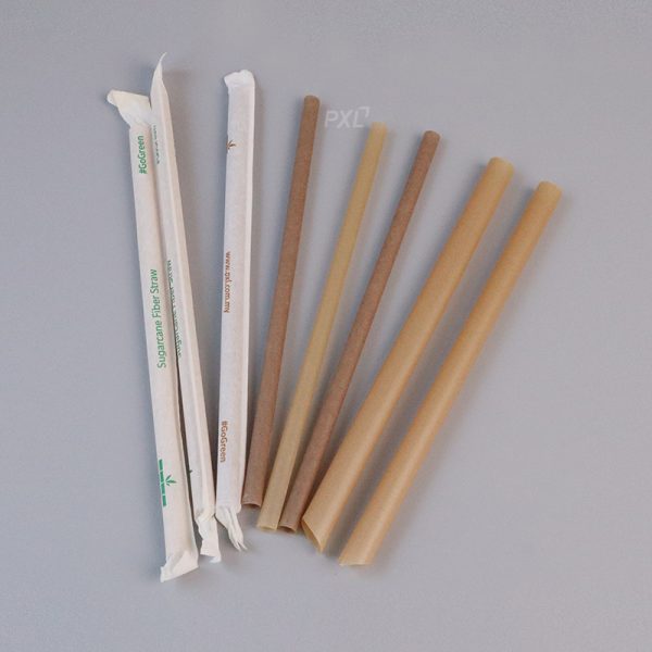 Sugarcane straws in different sizes